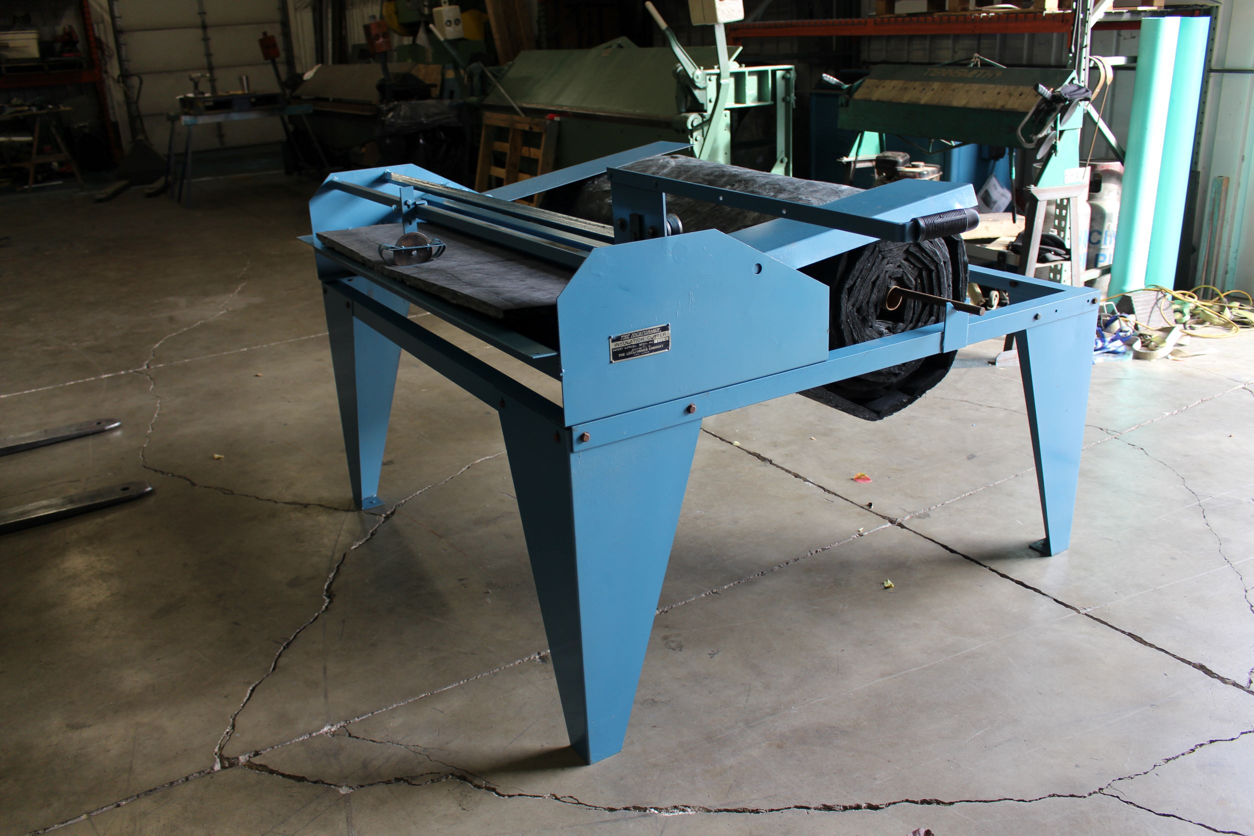 used lockformer insulation liner cutter machine for sheet metal ductwork